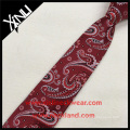 Günstige 100% Seide Jacquard Woven Red Paisley Hochzeit Mens Großhandel Krawatten